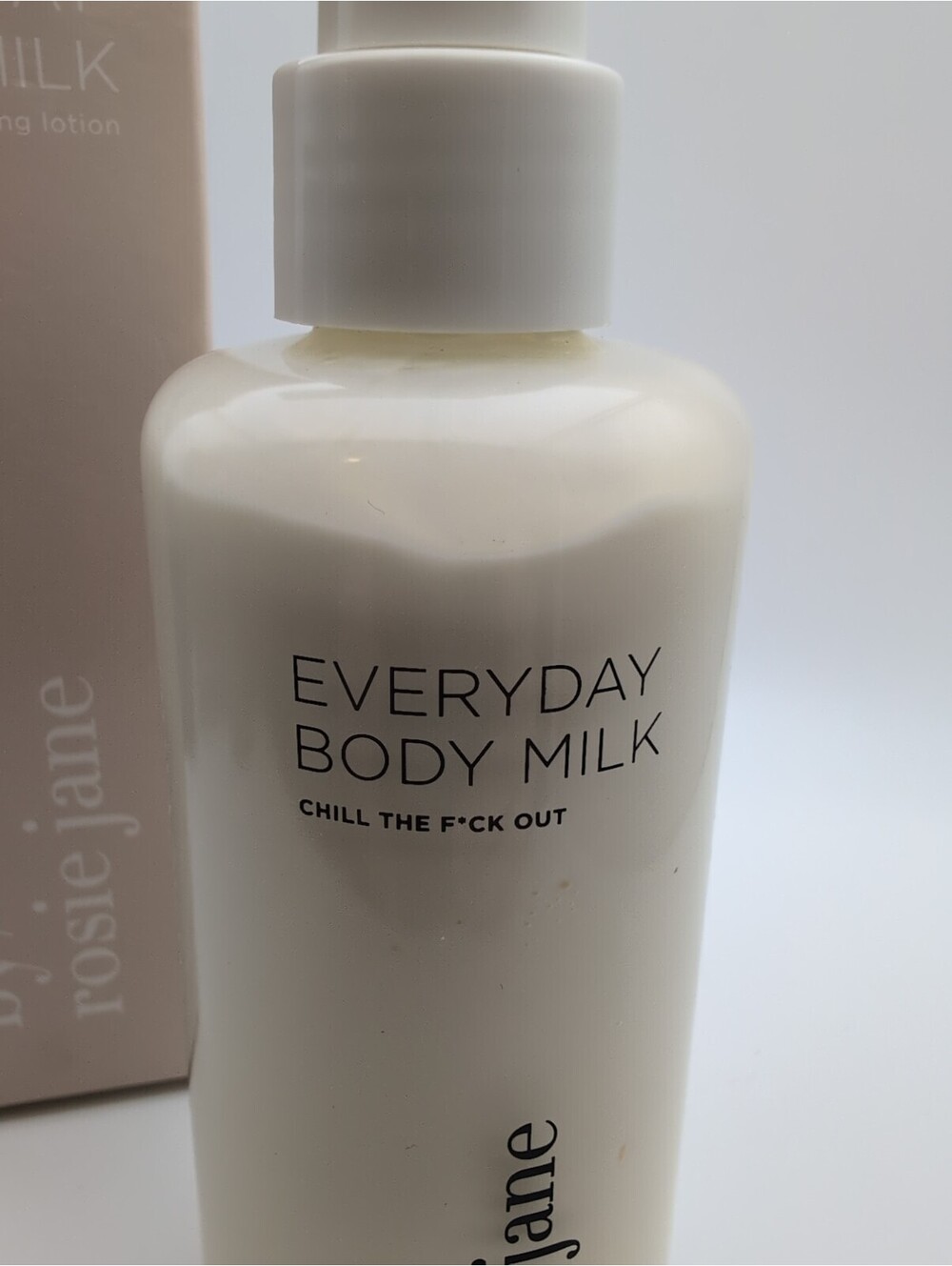 Everyday Body Milk Chill The F* Out Rosie Jane Peppermint Mandarin Body Lotion
